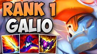 RANK 1 EUW GALIO ONE-TRICK FULL GAMEPLAY  CHALLENGER GALIO MID GAMEPLAY  Patch 14.3 S14