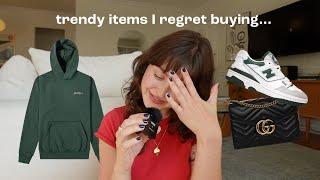 trendy items I regret buying... learn from my mistakes