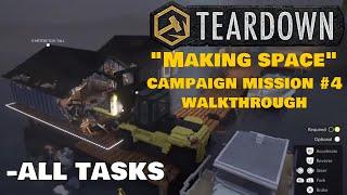 Teardown - Making space walkthrough all targets  campaign mission #4  PS5