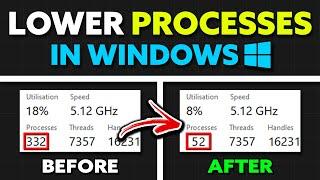 How To Get LOWER PROCESSES on Windows LOWER INPUT DELAY & MORE FPS