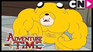 Adventure Time  Jake Tries on the Finn Suit  Cartoon Network
