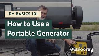 RV Basics 101 How to Use a Portable Generator