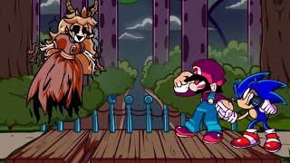 FNF Dark Forest But Mario And Sonic Duet
