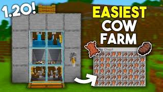 Minecraft Cow Farm 1.21 Tutorial in Bedrock