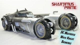 DC Multiverse Batmobile Batman White Knight McFarlaneToys Action Figure Vehicle Review