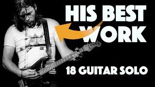 David Gilmours Best Guitar Solos 18 AMAZING SOLO