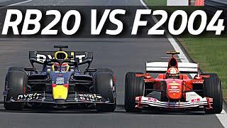 Is The Ferrari F2004 FASTER than RB20?
