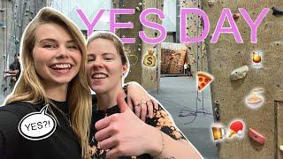 I SAID YES to my WIFE for 24 HOURS - Hailees *YES Day* Vlog - Hailee And Kendra