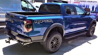 New 2023 Ford Ranger Raptor 4x4 Pickup Truck 292 HP - Interior Exterior Details - Truck Expo