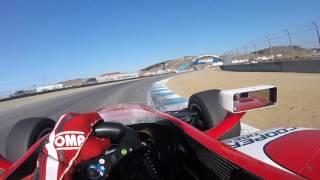 #INDYCAR In-Car Theater Visor Cam with Indy Lights driver Zach Veach at Mazda Raceway Laguna Seca