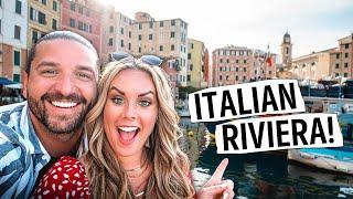 One Day on the Italian Riviera - Travel Vlog  Camogli Portofino Santa Margherita Ligure & MORE