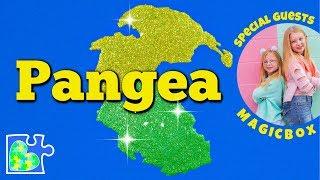 MAP of PANGEA  Plate Tectonics  Pangea Breaking Apart Animation