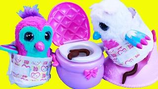 Baby Hatchimals Potty Training Poop Diaper & Pee Mess Bad Baby Poo + Toilet Surprises