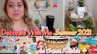 SUMMER DECORATE WITH ME 2021 ️ ICE CREAM SUMMER DECOR THEME & MORE