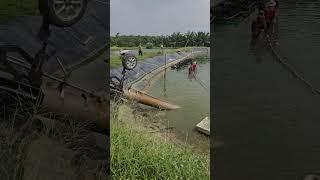 Driving 14-inch Water Pumps With Diesel Engines to Boost Irrigation in Shrimp Farms Across Thailand