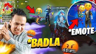 They Started Showing Emote After Loosing  अब Badla Lenge  Tonde Gamer - Garena Free Fire