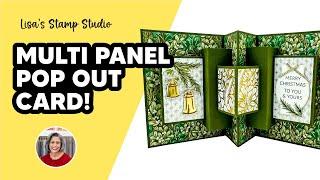 How to Make an Easy Multi Panel Pop Out Card with Stampin Up