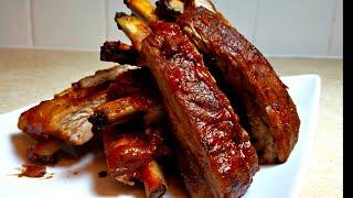 How to make BBQ Ribs in the Oven  Oven Baked Barbecue Ribs EASY