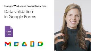 Data validation in Google Forms