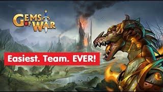 Gems of War Best Lazy Explore Level 12 and PvP team Guide and strategy