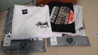 HUMAN MADE TEES STUSSY PARIS CHAPTER + CHERRIES TEE SUPREME X UNDERCOVER TEE UNBOXINGREVIEW