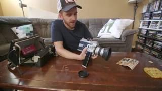 Checking out the Canon Auto Zoom 814 Super 8mm Camera