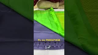 New arrival korvai Pattu sarees  UNIQUE COLOUR  alkrsrikanthsahsarees #hyderabad #silksaree