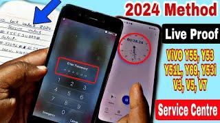 Vivo Y55 Y53 Y51L Y69 Y81 V3 V5 V7 Ka Lock Kaise Tode 2024 Software Work By Hard Reset 2024