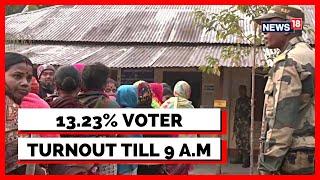 Tripura Assembly Election 2023  13.23% Voter Turnout Recorded Till 9 A.M  English News  News18