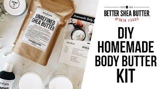 Homemade Body Butter Kit  All you need to make whipped shea butter at home