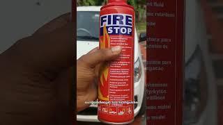 പൊട്ടിത്തെറിക്കുന്ന Fire Extinguisher  Car Fire Extinguisher