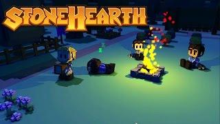 Прохождение STONEHEARTH #1 - ПЕРВЫЕ ПОСТРОЙКИ