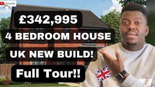 A £342995 New Build 4-Bedroom Detached house in the UK For Sale  A FULL TOUR