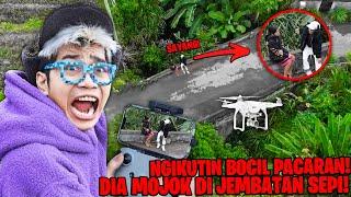 TERTANGKAP BASAH NGINTIP BOCIL PACARAN PAKAI DRONE TERNYATA JEMPUT CEWEK DI JEMBATAN DIA MAU...