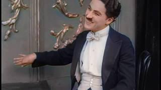 A Night in the Show 1915  Charlie Chaplin   - color