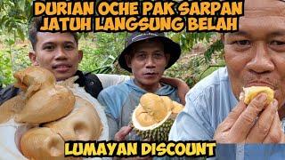 DURIAN OCHEE PAK SARPAN‼️ JATUH LANGSUNG BELAH DIBAWAH POHONYA 