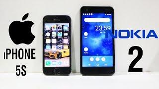 Nokia 2 Vs iPhone 5S Speed Test