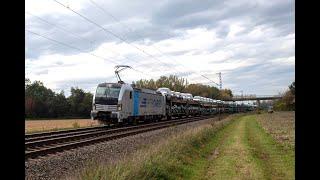 Bahnverkehr in Osterhofen 20-10-2023 teil 2 TXL SETG RTB Cargo Uvm