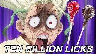 TEN BILLION TOOTSIE POP LICKS I DR. STONE