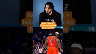 Aaron Wiggins + Isaiah Joe Share Their Favorite Team Moments ️ #NBA #Shorts #OKCThunder