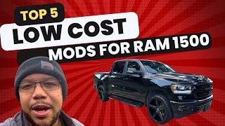 The First 5 Low Cost Mods For Your 5th Gen 2019 Ram 1500 #ram1500 #mods #truck