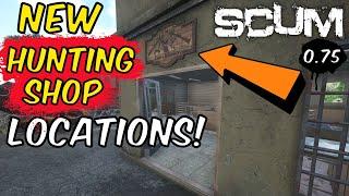 SCUM Hunting Shops NEW LOCATION SCUM 0.75 Update News