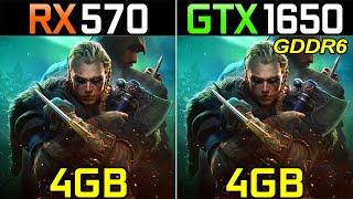 RX 570 Vs. GTX 1650 GDDR6  How Much Performance Difference in 2021?