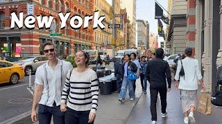 Walking The Streets Of New York - - NYC 4k Night Walk - Manhattan Virtual Tour