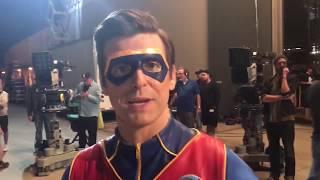 Day on Henry Danger set with Captain Man  Jace Norman Vlog