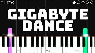 GIGABYTE DANCE - TIKTOK  EASY Piano Tutorial