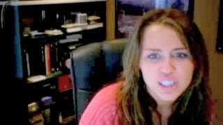Miley Cyrus sings Michael Jackson Songs Live Chat 7509
