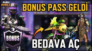 BONUS PASS GELDİ  BONUS PASS ÖDÜLLERİ  BEDAVA ESRARENGİZ KUTU ÇARKI AÇMA  PUBG MOBILE