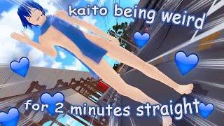 kaito being weird for 2 minutes straight