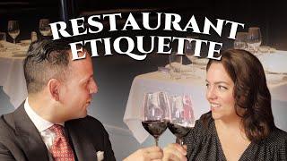 Restaurant Etiquette How to Dine Out Like a Gentleman